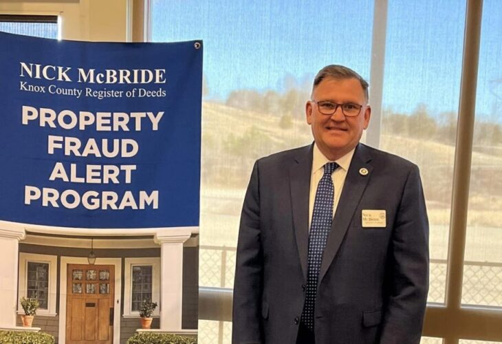 Nick McBride promotes his property fraud alert program.